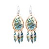 Handcrafted Forget-Me-Not Earrings – Vibrant Blue Alaskan State Flower Teardrop