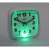 Atlanta 1978-0 Alarm Clock without Ticking with Light Analogue White