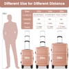 Axidou Carry On Luggage 22x14x9 Airline Approved, Suitcase with Spinner