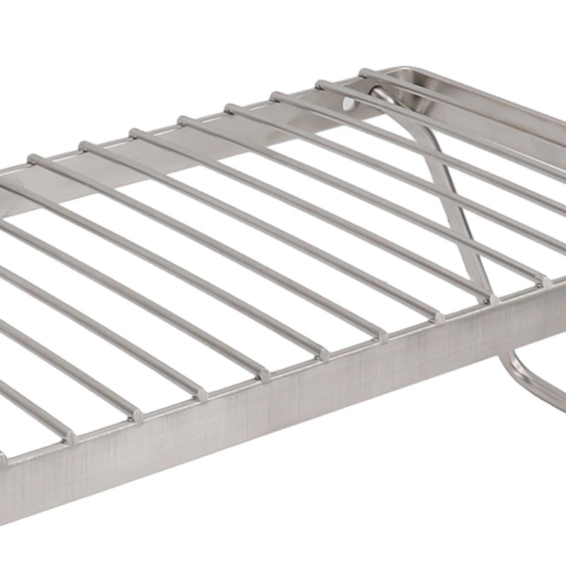 Large Folding Camp Fire Grill, 304 Stainless Steel Fire Pit,