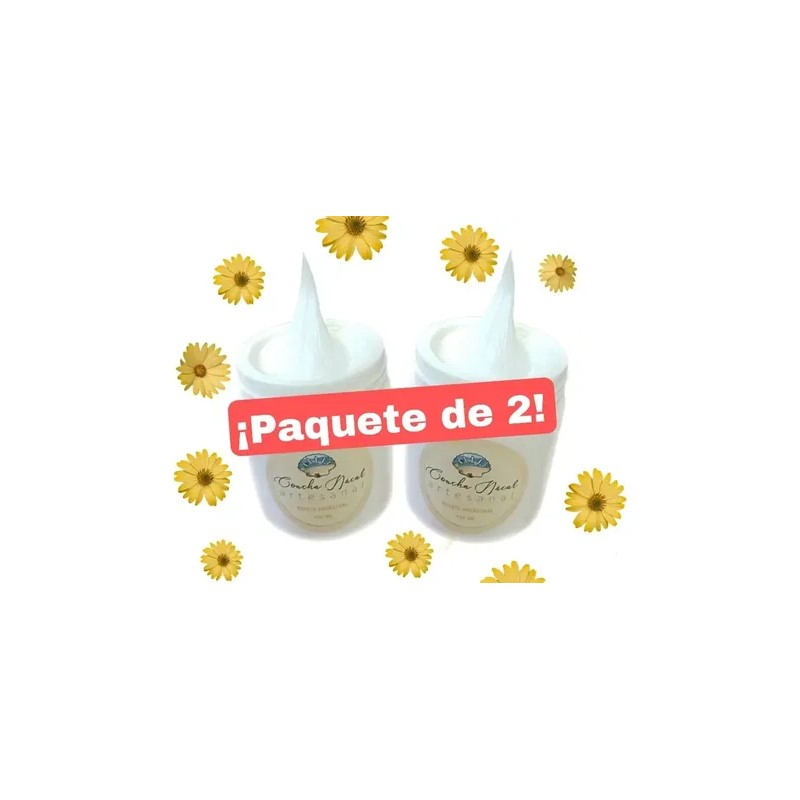 100 Natural Dos Cremas De Concha Nácar Artesanal 100 Ml