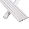 10 varillas de plástico ABS blanco, barra redonda sólida para