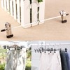 Trouser Hanger, Pant Hangers 3 Pcs Strong Chrome Skirt Coat