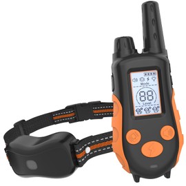 BCPETMY Dog Shock Collar with Remote Control 3300Ft, Waterproof Dog Training Collar with Flash Light Beep Shock Vibration Modes, Adjustable E Collar for Training Small Medium Large Dogs