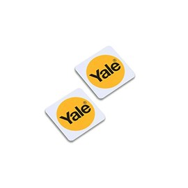 Yale P-YD-01-CON-RFIDPW Smart Door Lock Phone Tags, White, Pack of 2