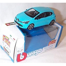 Burago Street fire R’ENAULT’ Clio in Blue Car 1:43 scale Diecast model