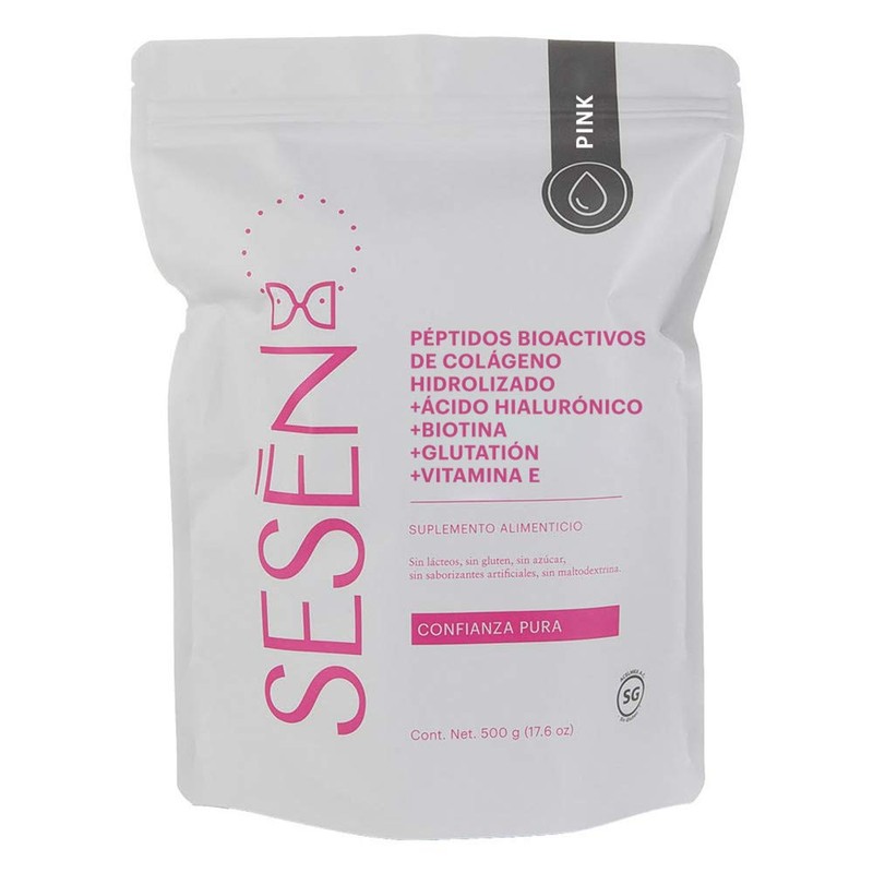 SESĒN | Colágeno Pink Grass Fed 500g | Colágeno +