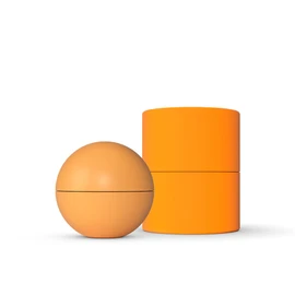 rund.um Energy Ball with Tin - Safe Storage of rund.um Capsules and Sticks - Refillable Organiser Protects Contents from Light and Environmental Influences, Orange