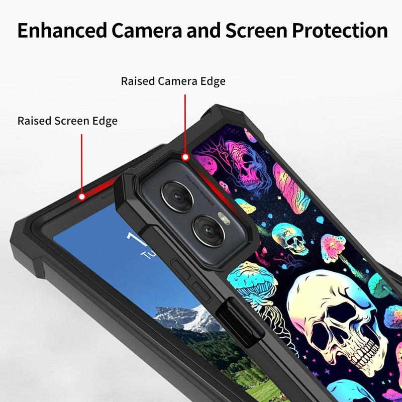 DIGTIALL Case for Moto G Power 5G 2024 with Tempered