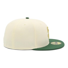 Newera 59FIFTY NER36C9294 2-Tone Under VISOR ONSPOTZ Cap, SD Chrome/Green, 60.5 cm