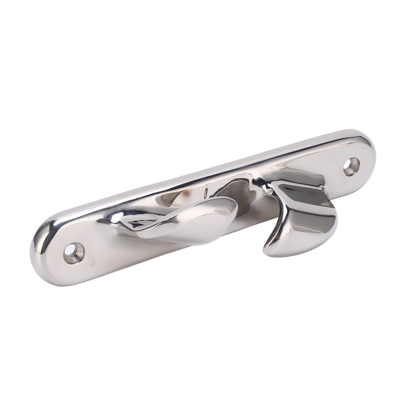 10in Bow Cleat 316 Stainless Steel Polished Mirror Finish Anchoring