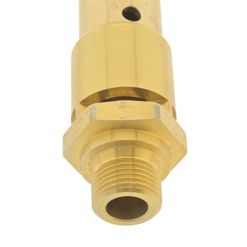 TÜV Safety Valve G 3/8 Inch (DN10), 10.00 Bar, Brass