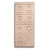Hofmeister buiscuit mould cookie cutter aniseed, hammered wood with different