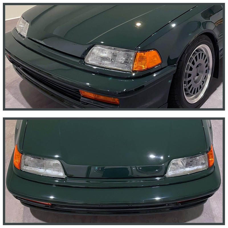 Spec-D Tuning Amber Corner Signal Lights Compatible with 1990-1991 Honda