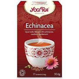 Yogi Teas - Ayurvedic Organic Ancient Herbal Formula Echinacea - R 17bags (6 pack)