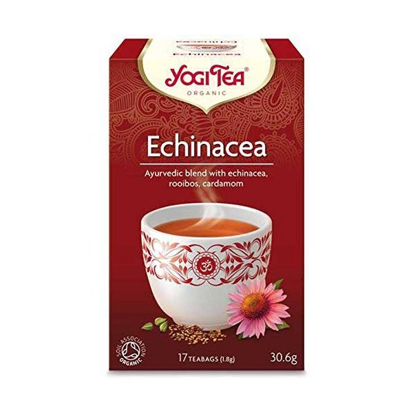 Yogi Teas - Ayurvedic Organic Ancient Herbal Formula Echinacea -