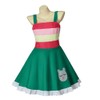 Saniplaycos Princess Star Butterfly Cosplay Dress Costume Green Mini Dress