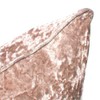 Red Rainbow Plain Crushed Velvet Cushion Covers Blush Pink Piped