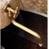 S Spout Antique Wall Mounted Faucet Single Cold Anti Freeze