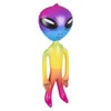 Zugar Land 36" Alien INFLATE (Vinyl) Galaxy/Rainbow/Tie Dye. Inflatable Large