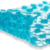 Circul Bath Mat 70 x 35 cm Turquoise Transparent