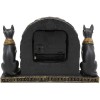 Ebros Ancient Egyptian Bastet Table Clock Statue 6.75" Long with