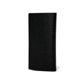 Daks (신세계강남점)DBWA1E831 FELTON 블랙 가죽 DD로고 모던 클래식 장지갑 (DBW1A1E831) FELTON Black Leather DD Logo Modern Classic Long Wallet