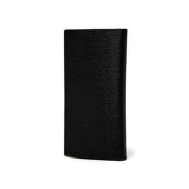Daks (신세계강남점)DBWA1E831 FELTON 블랙 가죽 DD로고 모던 클래식 장지갑 (DBW1A1E831) FELTON Black Leather DD Logo Modern Classic Long Wallet