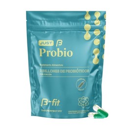 B-FIT B Just Probio - 2 Billones De Probióticos Por Porción- 60 Cápsulas - Tecnología DuoCap - Producto Natural Y Seguro (60 Cápsulas)