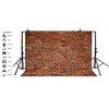 Xiaoterna 5x3ft Brick Wall Photography Backdrop Rustic Red Brick Wall