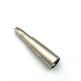 Qczhiwen 2PCS XLR Male to 1/4 Inch 6.35mm Female Adapter, 3-Pin XLR Male to Quarter Inch Female Jack Socket Audio Adapters Compatible with Microphone, Stereo, Mixer (2 x 6.35mm Female to XLR Male)