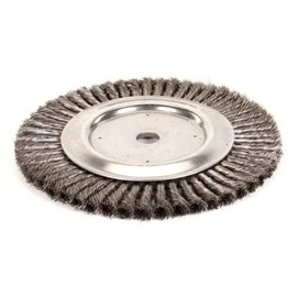Twist Wire Wheel Wire Brush, Arbor, 10"