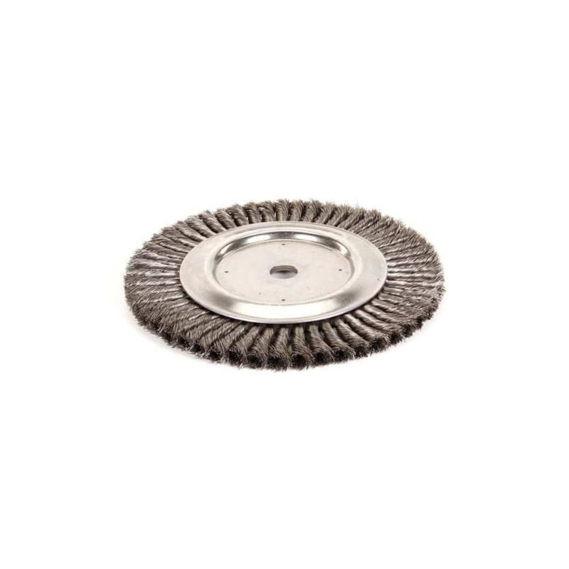 Twist Wire Wheel Wire Brush, Arbor, 10"