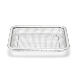 Muji 12829027 Stainless Steel Mesh Tray, Small, Approx. Width 8.3 x Depth 6.7 x Height 1.2 inches (21 x 17 x 3 cm)