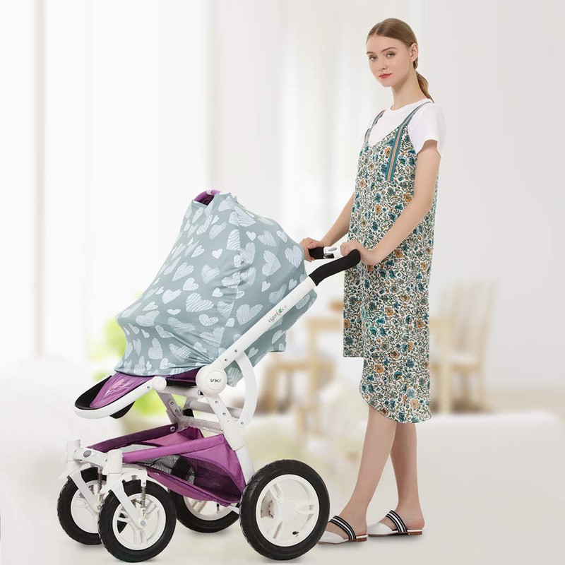 Nursing Cover Breastfeeding Scarf - Baby Car Seat Covers, Infant