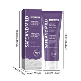 Lavender Body Wash, 2 Counts/set Moisturizing Body Wash, Gentle Cleansing Exfoliating Body Wash, Body Care Product for Women & Men