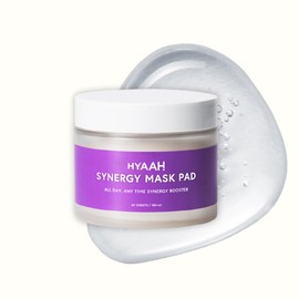 HYAAH Synergy Mask Pad – Soothing & Hydrating Toner Pads with Sea Kelp Extract, Calming Facial Cotton Pads for Sensitive Skin, Korean Skincare