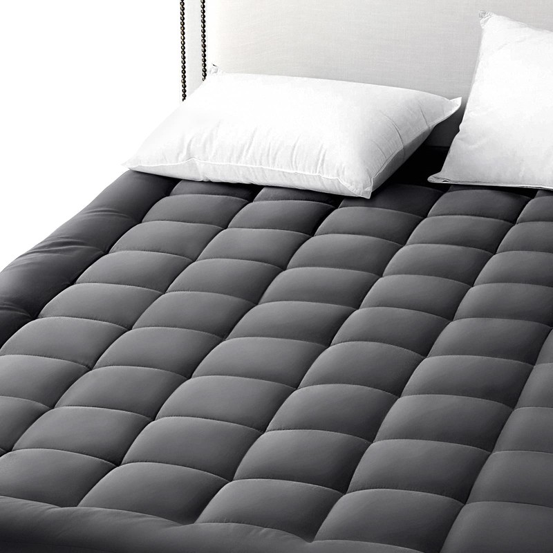 EASELAND Full Size Mattress Pad Pillow Top Cover Quilted Fitted