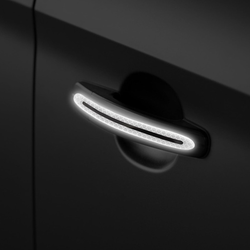 4 Car Door Side Protectors, 4 Car Handle Anti-Collision Strips,