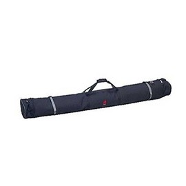 Athalon Expanding Double Padded Water Resistant Ski Travel Bag for Ski Storage & Transport, Black