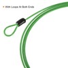 PATIKIL Security Steel Cable 2.5mm x 2m/6.56ft Coated Luggage Lock