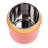 Insulated Food Container Jar Red 400ml Stainless Steel Leakage Proof