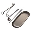 MUXSAM 4 in 1 Candle Accessory Set, Candle Wick Trimmer,