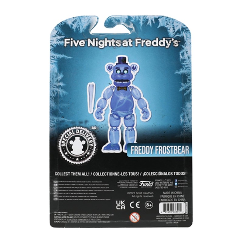 five nights at Freddy's Articulated Freddy Frostbear Action Figure, 5