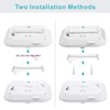 2 Pack Battery Operated Ceiling Light Motion Sensor Shower Light,