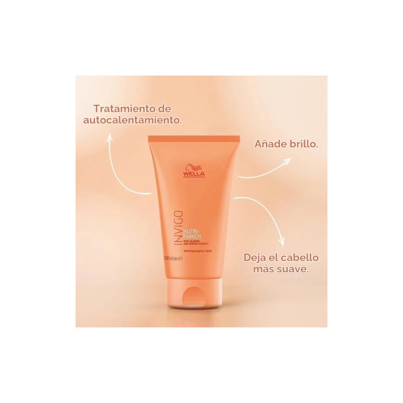 Wella Professionals Invigo Nutri-Enrich Mascarilla Self Warm Reparación