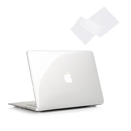 Estuche RUBAN para Macbook Old Retina de 15 "(A1398), funda rígida de plástico para teclado de Shell para Old Macbook Pro de 15 pulgadas y 15.4" con pantalla Retina, transparente.