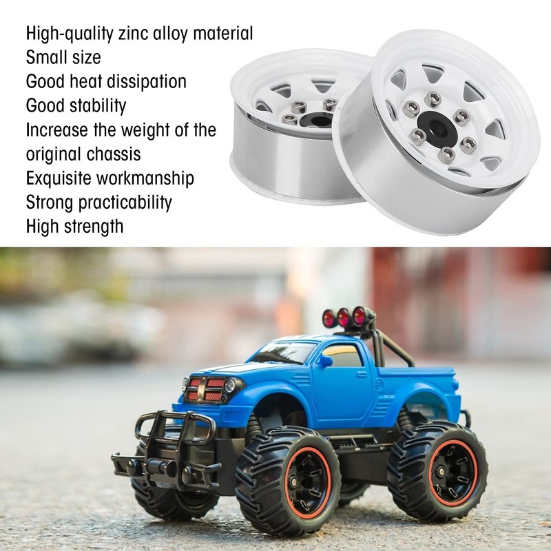 4pcs 1.55" RC Wheel Rim Hub Axial AX90069 Crawler Universal