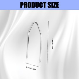 Tecledsn 4 PCS Car Radio Removal Pry Tool, V-Shaped Stainless Steel Radio Removal Tool Key, Universal Car Accessories Radio Remover for Disassembly of Most Vehicle Audio Frequency Converter (V Shaped)