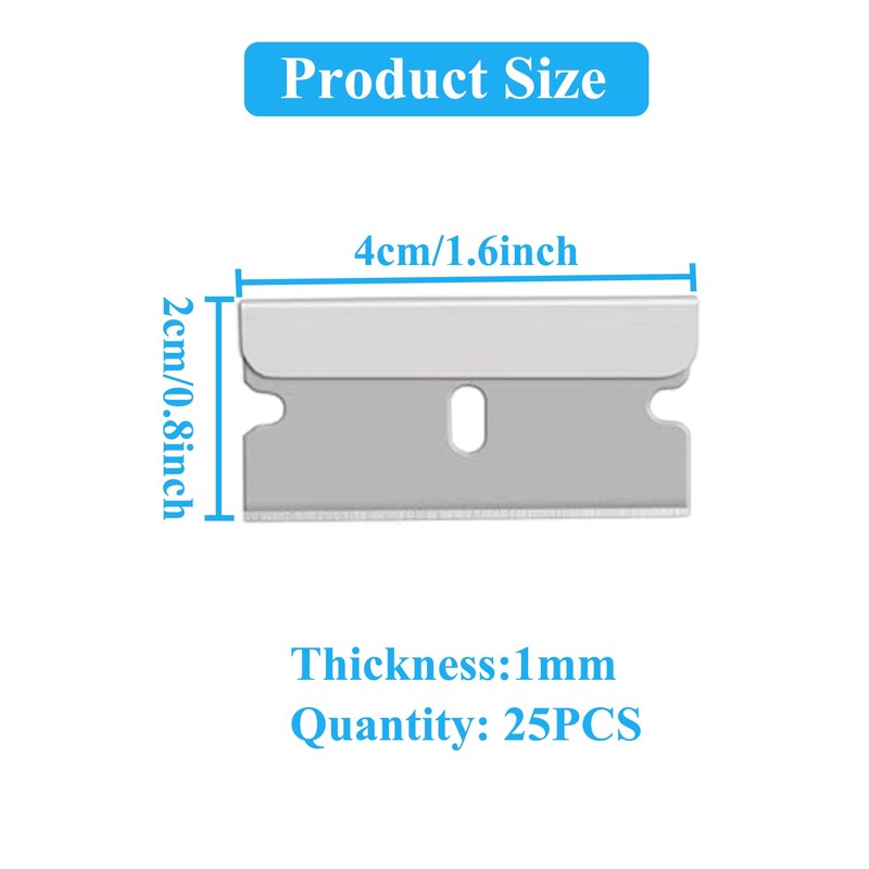 Pack of 25 40 mm x 20 mm Ceramic Hob